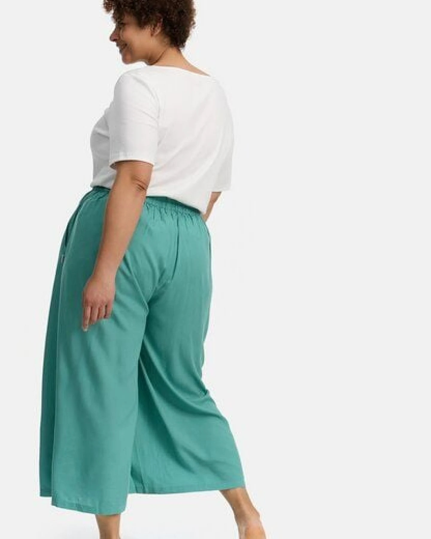 paigh Culotte Einfarbig Plus Size – Ansicht 4