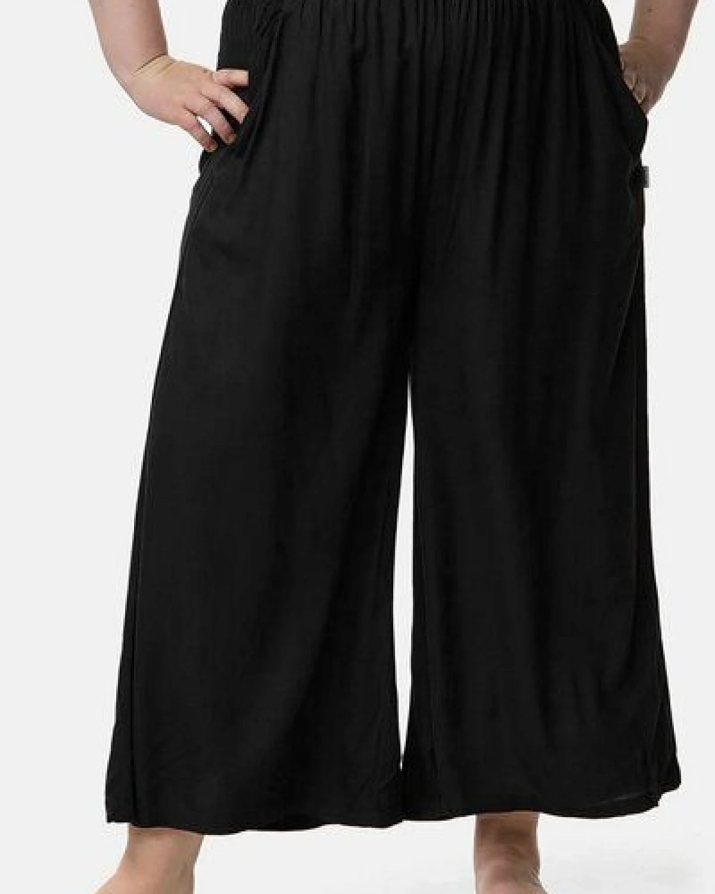 paigh Culotte Einfarbig Plus Size – Ansicht 2