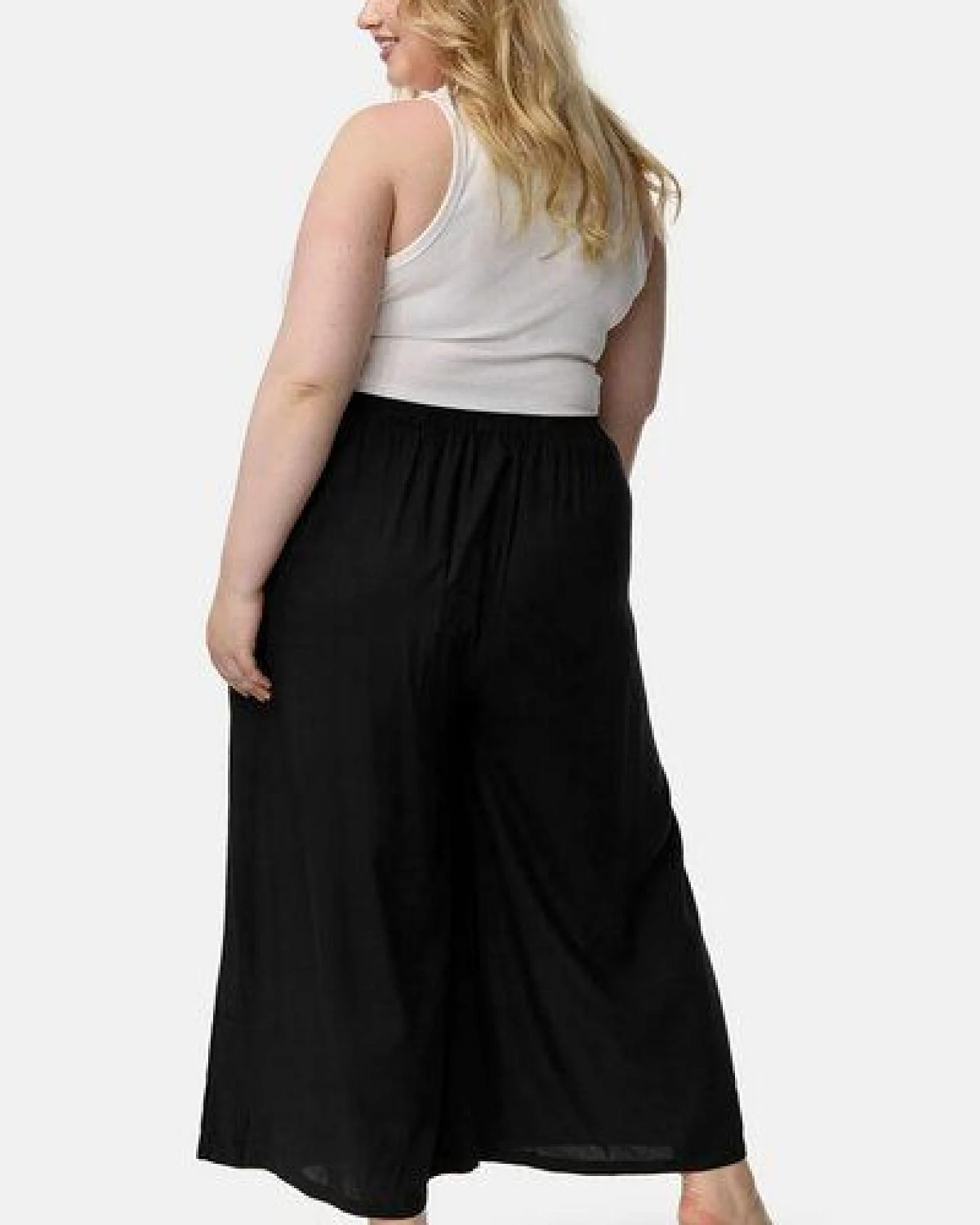 paigh Culotte Einfarbig Plus Size – Ansicht 4