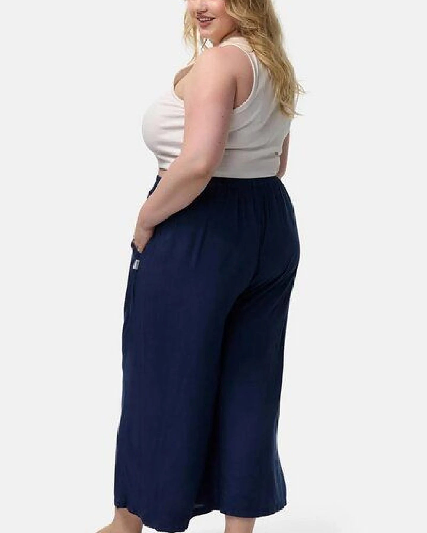 paigh Culotte Einfarbig Plus Size – Ansicht 4