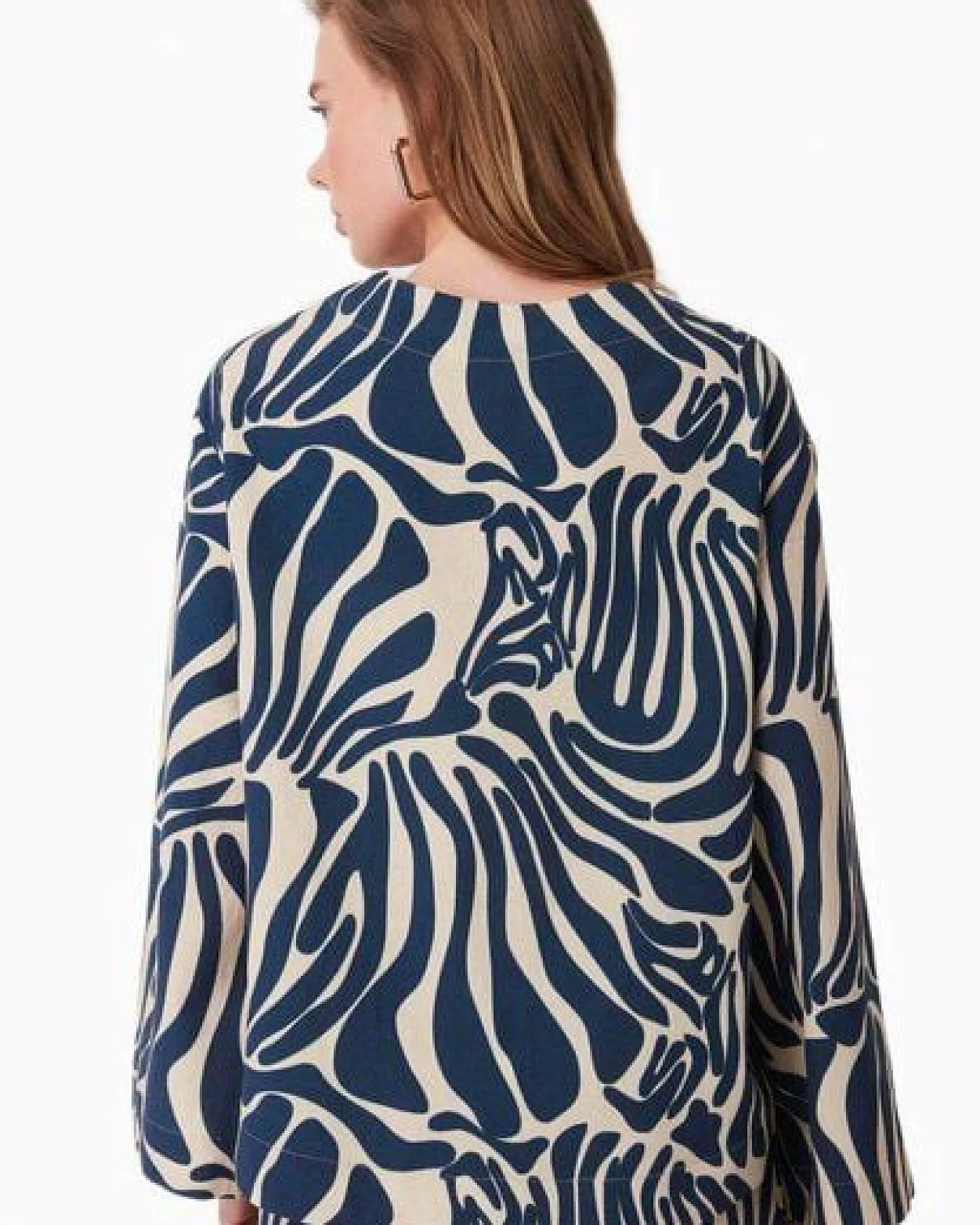 ORGANICATION Bluse aus LENZING ECOVERO mit Muster – Ansicht 4