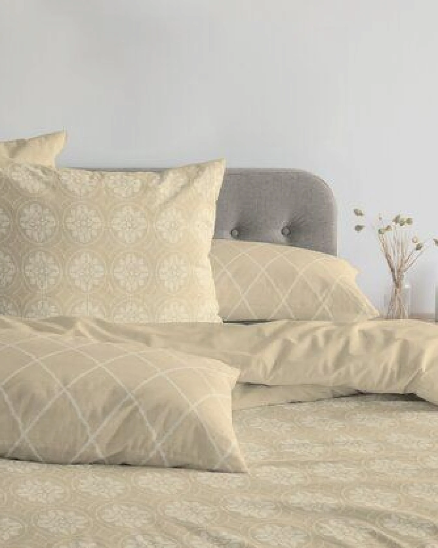 Nature by Adam Bettwäsche 2tlg aus 100% Bio-Baumwolle - Made in Germany - Romantic Puligny Light – Ansicht 3