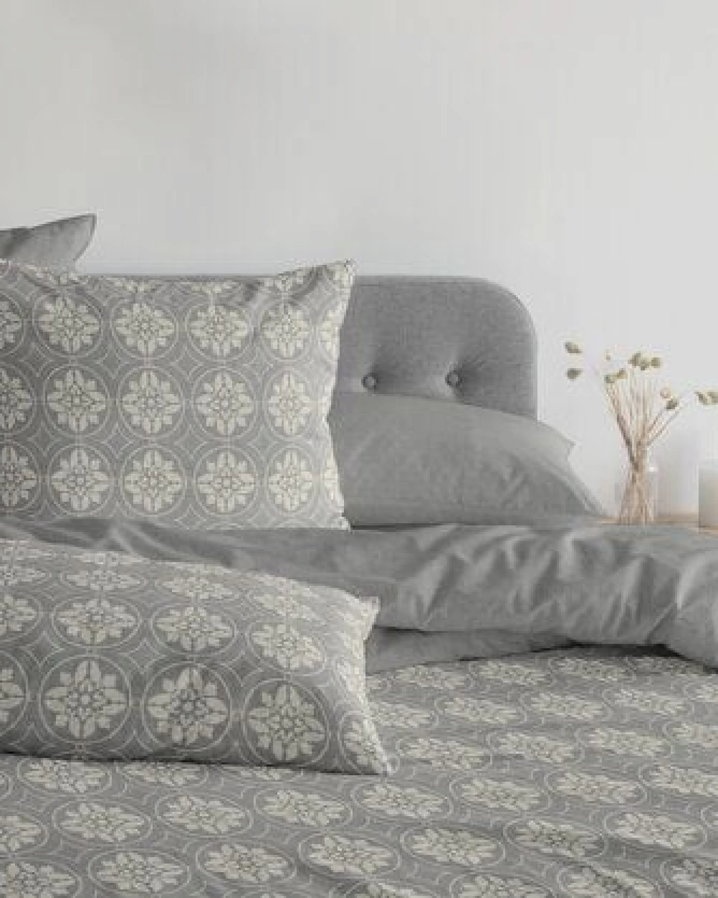 Nature by Adam Bettwäsche 2tlg aus 100% Bio-Baumwolle - Made in Germany - Romantic Puligny Light – Ansicht 3