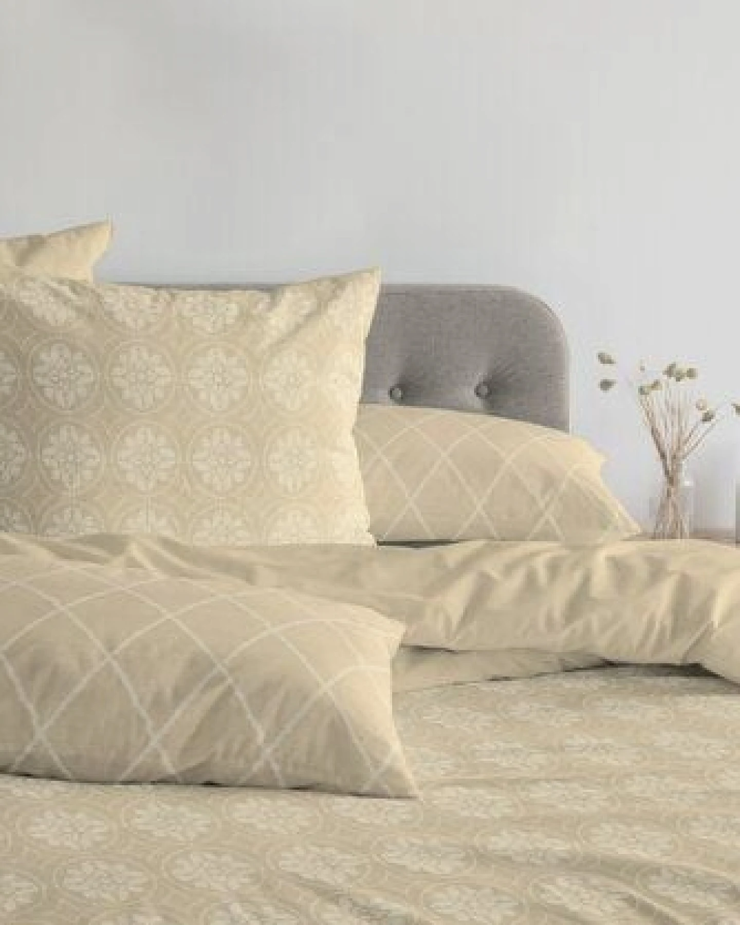 Nature by Adam Bettwäsche 2tlg aus 100% Bio-Baumwolle - Made in Germany - Romantic Puligny Light – Ansicht 3