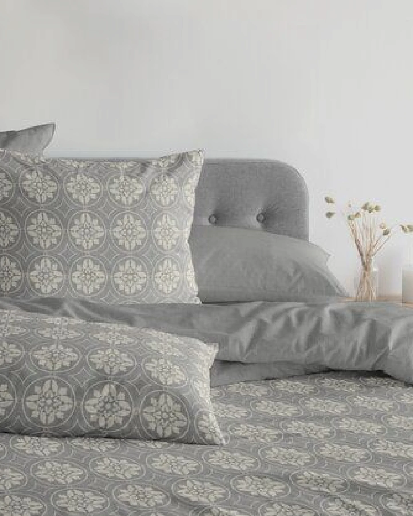 Nature by Adam Bettwäsche 2tlg aus 100% Bio-Baumwolle - Made in Germany - Romantic Puligny Light – Ansicht 3
