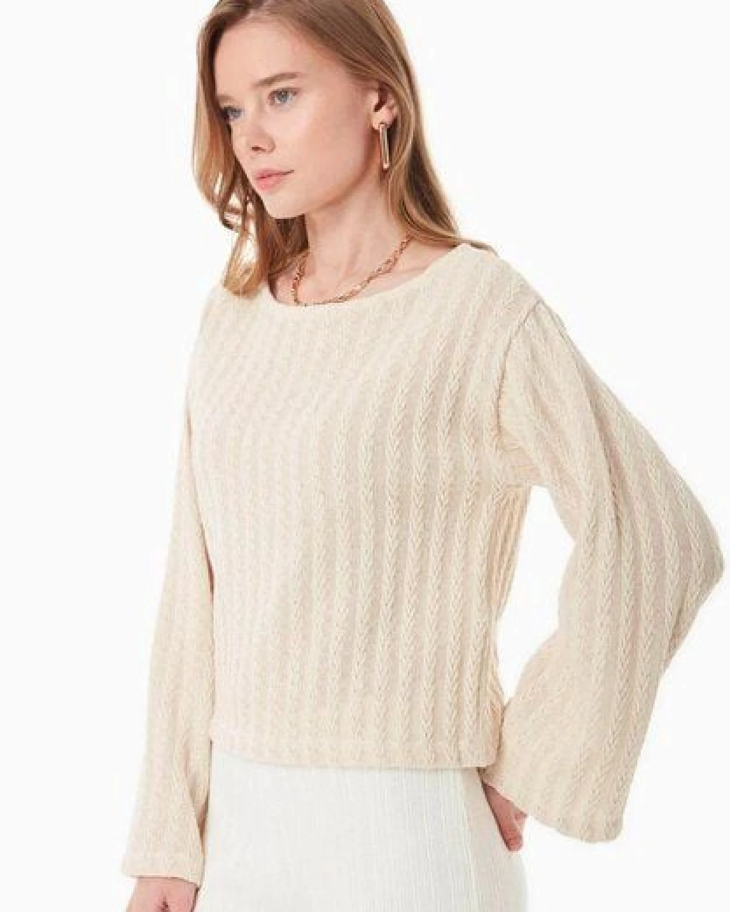 ORGANICATION Bluse aus Bio-Baumwolle – Ansicht 3