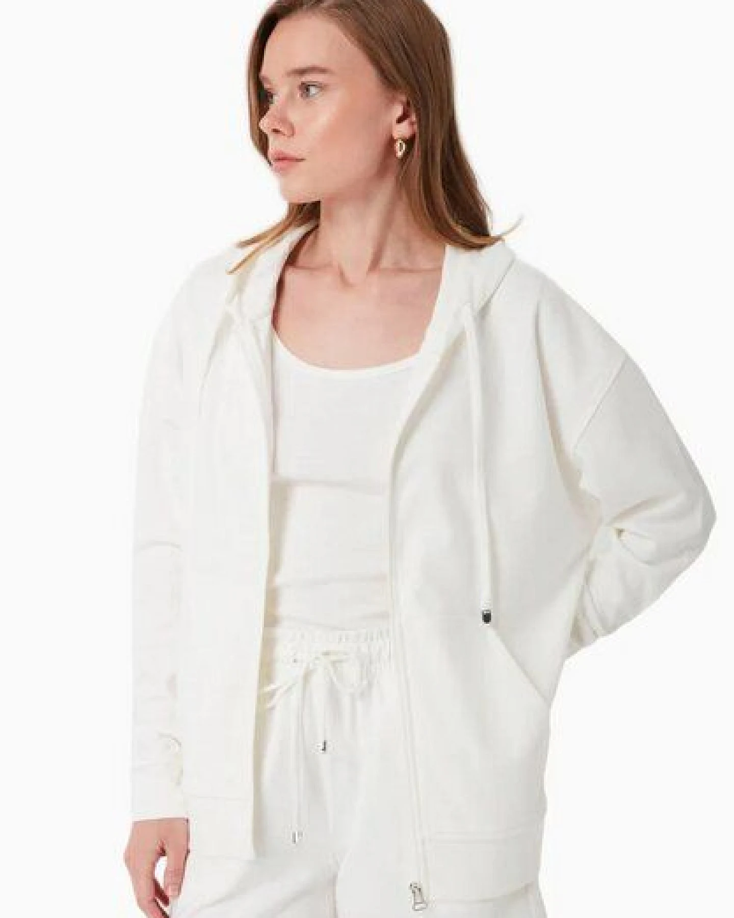 ORGANICATION Sweatjacke aus Bio-Baumwolle – Ansicht 3
