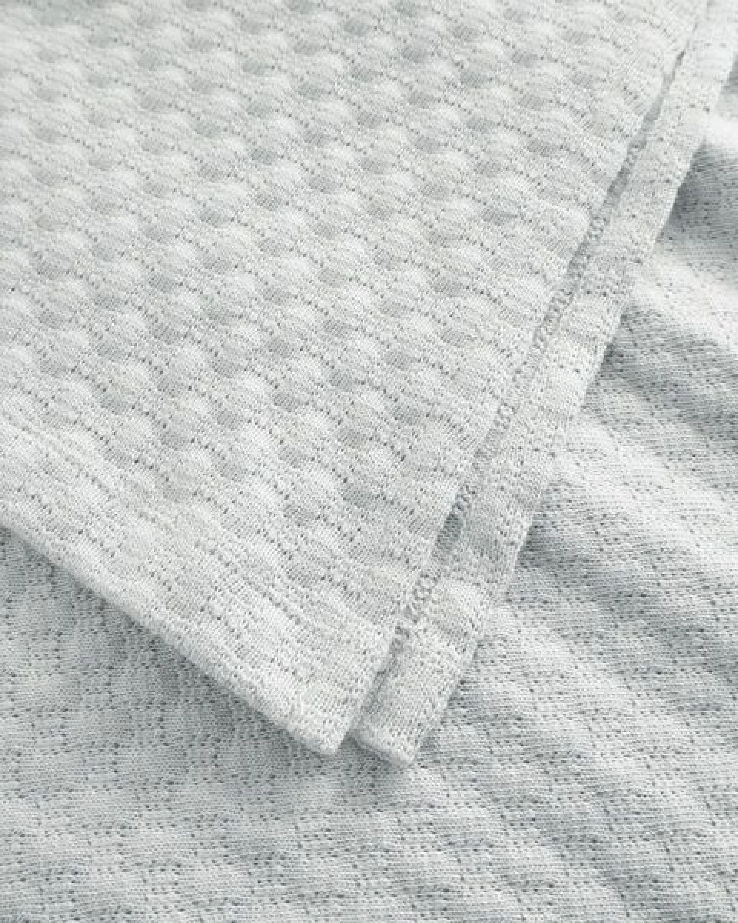 Rotholz Strick Sommerkleid Bio Baumwolle - Grau – Ansicht 4