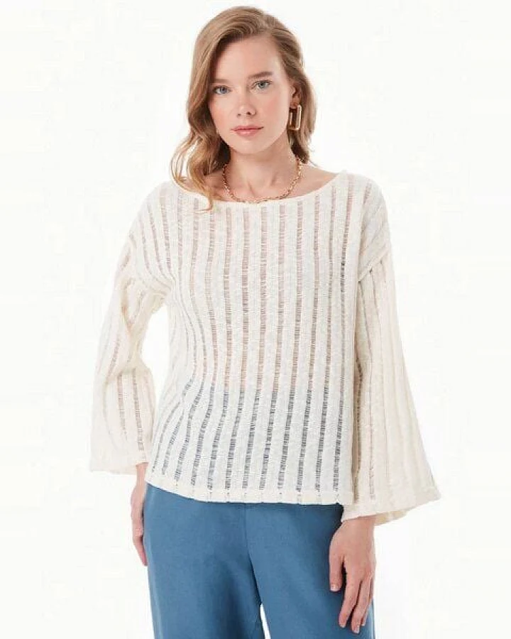 ORGANICATION Bluse aus Bio-Baumwolle