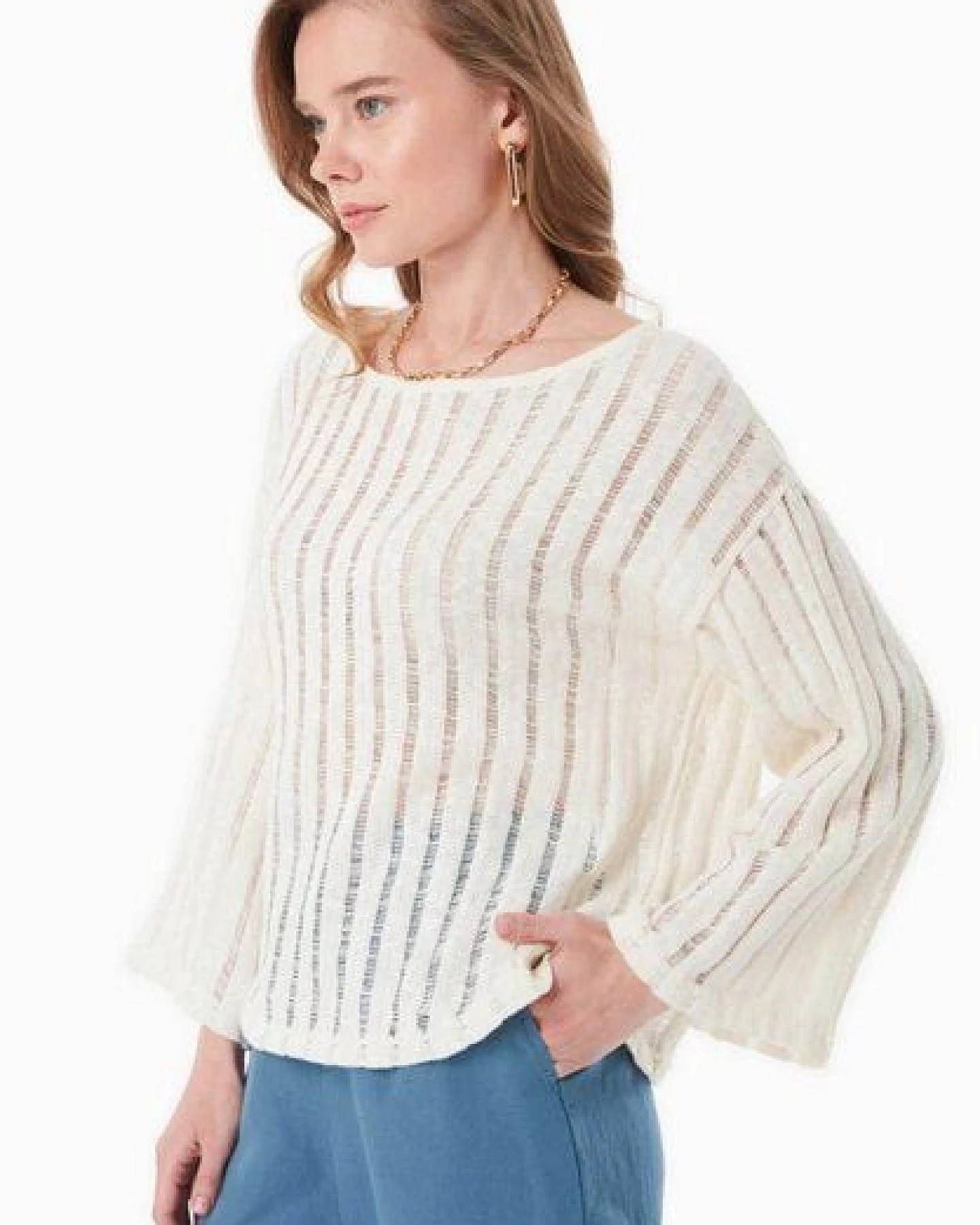 ORGANICATION Bluse aus Bio-Baumwolle – Ansicht 3