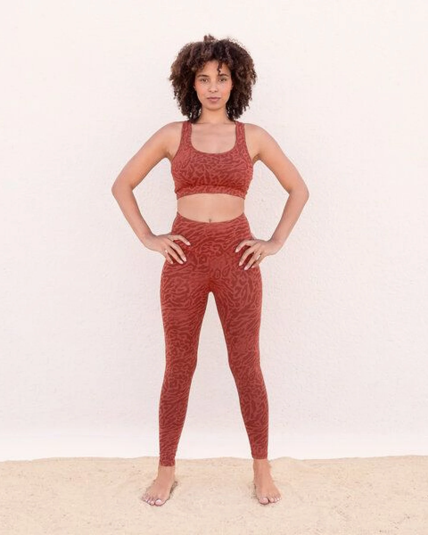 Jaya GLORIA LEO - Damen - Sportsbra mit Racer-Back aus TENCEL Lyocell/Biobaumwoll-Mix – Ansicht 2