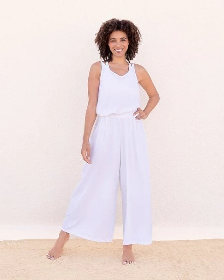 Jaya BETTY TENCEL - Damen - Basic-Top aus TENCEL Lyocell/Biobaumwoll-Mix mit Spaghettiträger