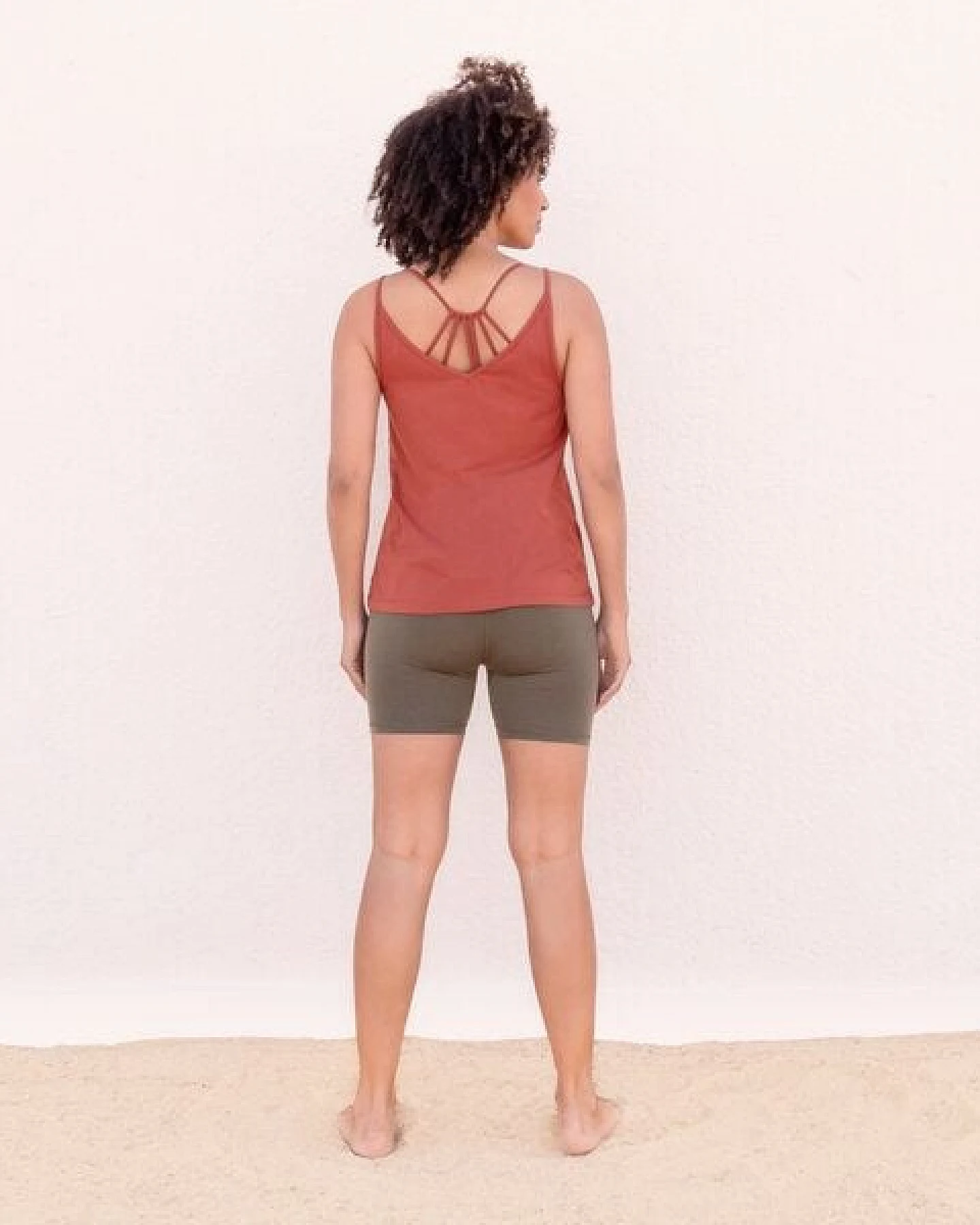 Jaya BETTY TENCEL - Damen - Basic-Top aus TENCEL Lyocell/Biobaumwoll-Mix mit Spaghettiträger – Ansicht 2