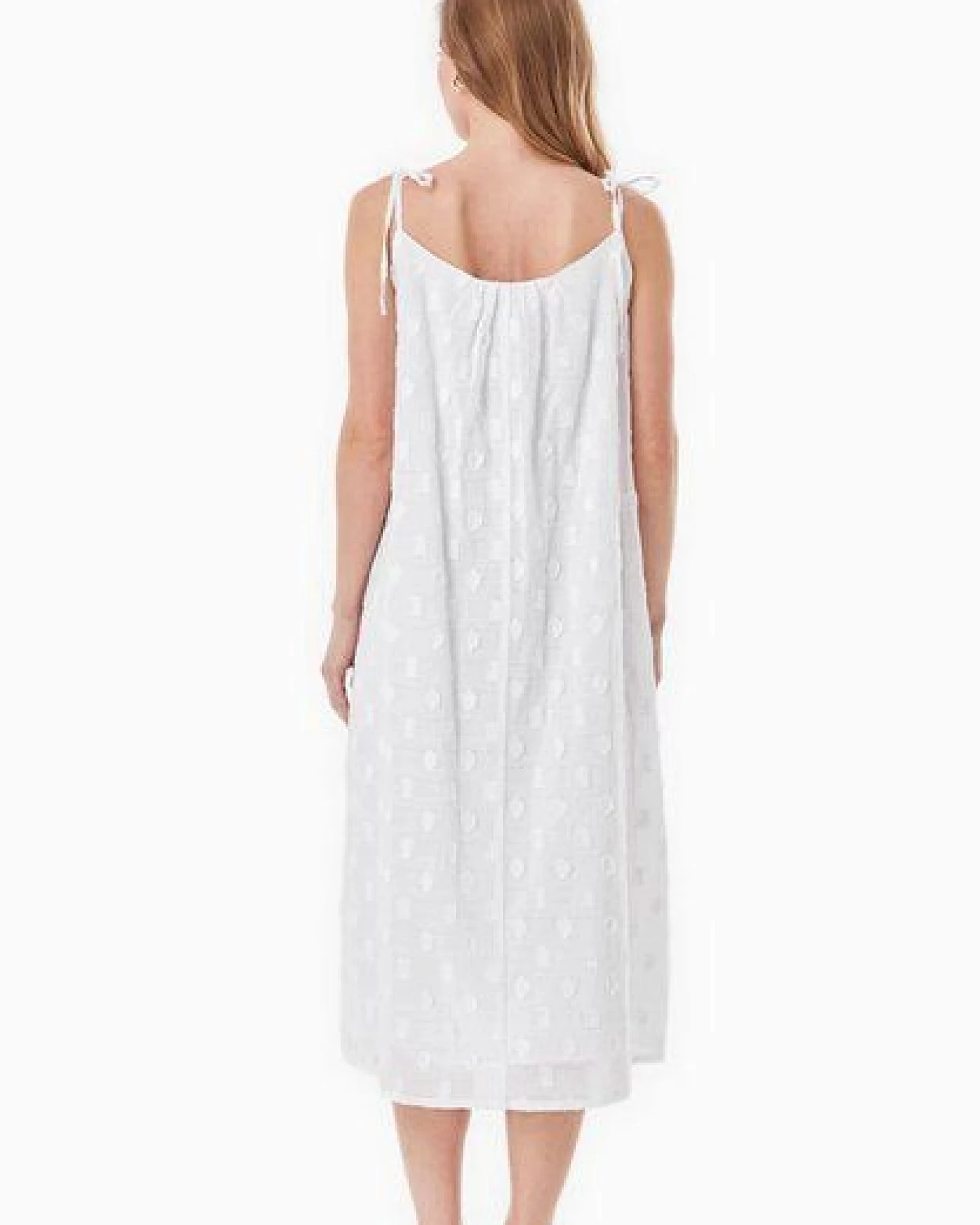 ORGANICATION Kleid aus Bio-Baumwolle im Jacquardgewebe – Ansicht 3