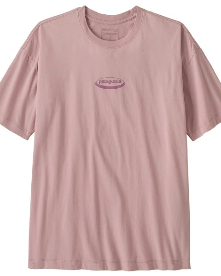 Patagonia - Women's 95 Oval Logo Oversized T-Shirt - T-Shirt Gr XS rosa