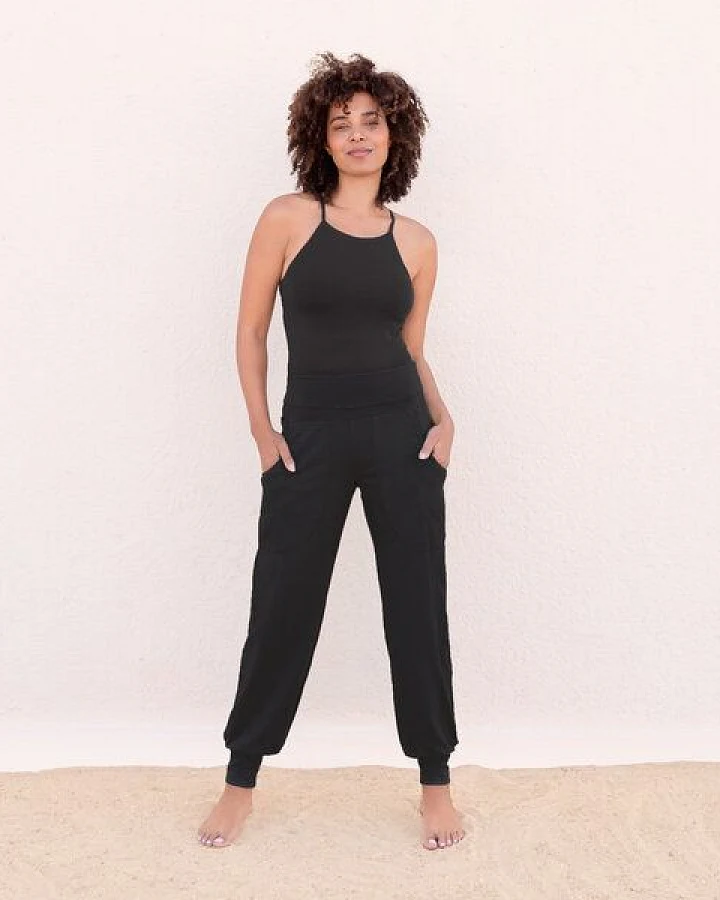 Jaya MANU TENCEL - Damen - Sportliches Top aus TENCEL Lyocell/Biobaumwoll-Mix mit 4-Way-strech