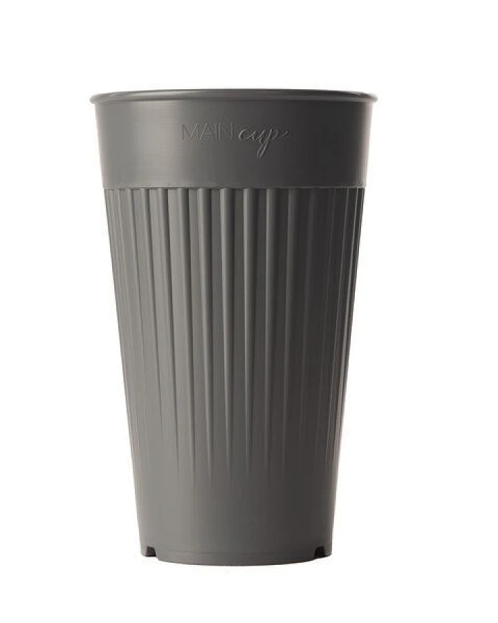 reMAIN MAINcup - 4 St. nachhaltige Mehrweg-Trinkbecher 400 ml aus recyceltem Kunststoff – Bruchfest, Spülmaschinenfest & Stapelbar – Perfekt für Cocktails, Kinder, Gastro & Outdoor – Made in Germany