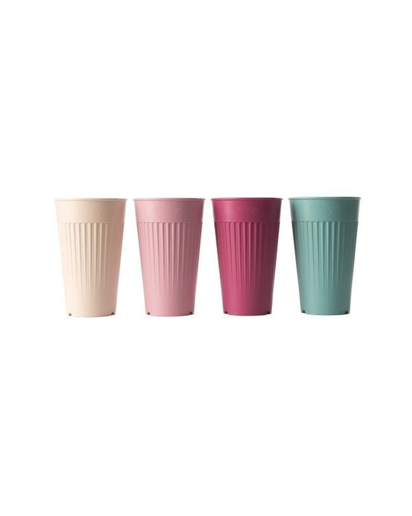 reMAIN MAINcup - 4 St. nachhaltige Mehrweg-Trinkbecher 400 ml aus recyceltem Kunststoff – Bruchfest, Spülmaschinenfest & Stapelbar – Perfekt für Cocktails, Kinder, Gastro & Outdoor – Made in Germany – Ansicht 2