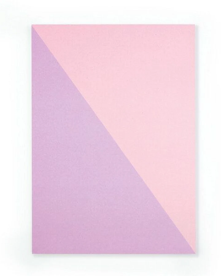 Bow & Hummingbird Notizblock Diagonal Rosa/Lila aus Recyclingpapier