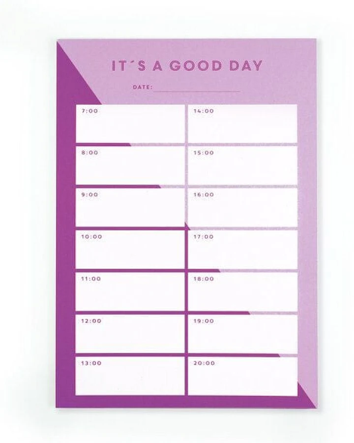 Bow & Hummingbird Notizblock „It’s a good day“ aus Recyclingpapier