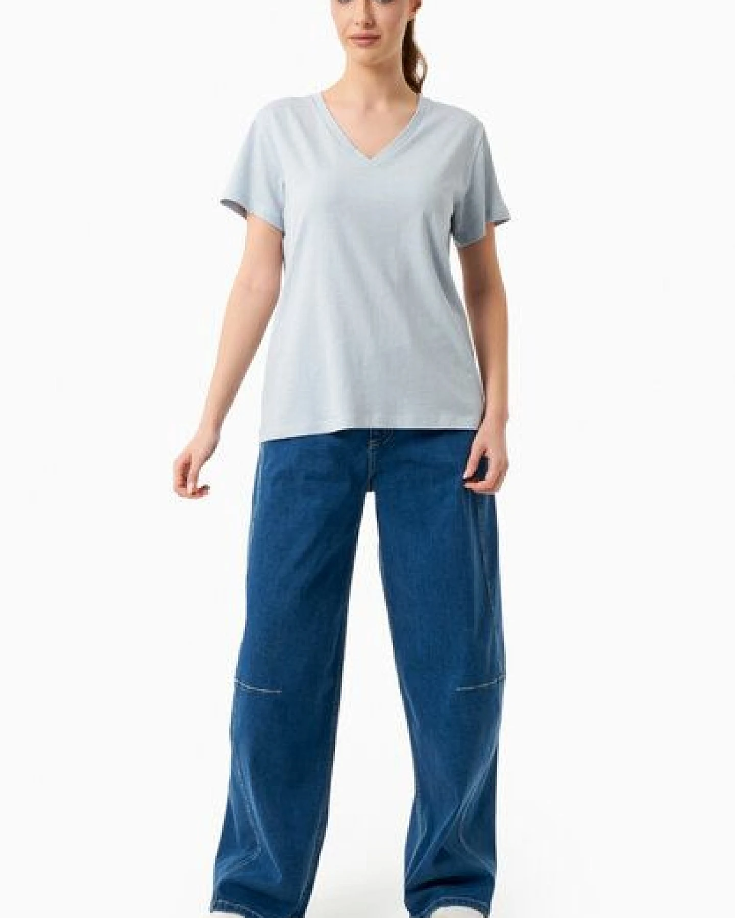 ORGANICATION T-Shirt aus Bio-Baumwolle und Leinen – Ansicht 2