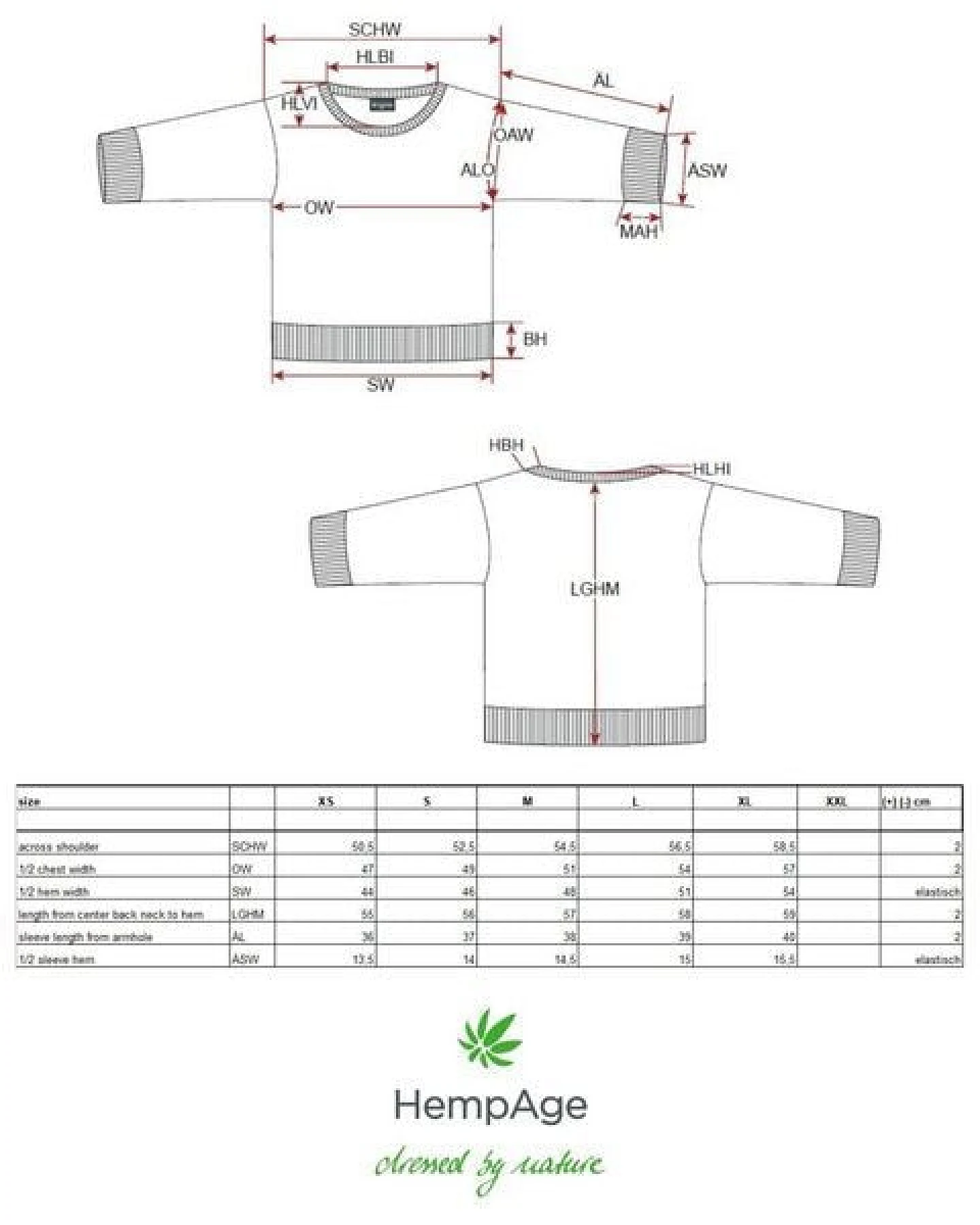 HempAge Leichter Pullover Hanf/Biobaumwolle – Ansicht 3