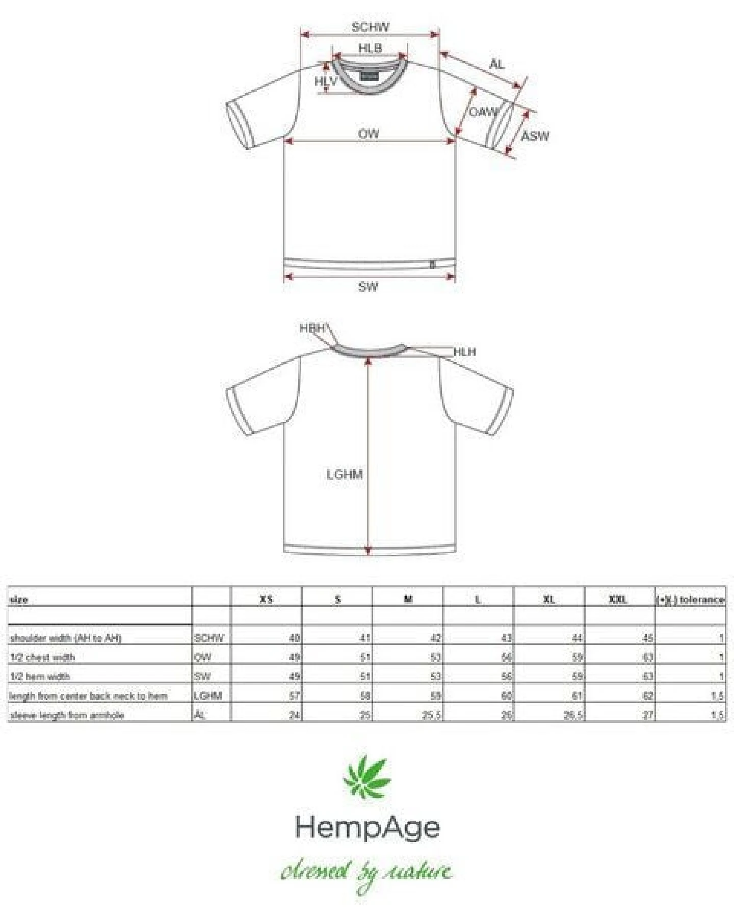 HempAge Damen T-Shirt Hanf/Biobaumwolle mit Printdesign – Ansicht 3
