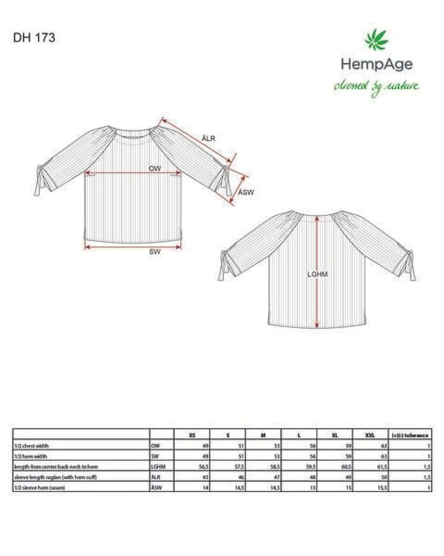 HempAge Damen gestreifte Halbarmbluse Hanf/Biobaumwolle – Ansicht 4