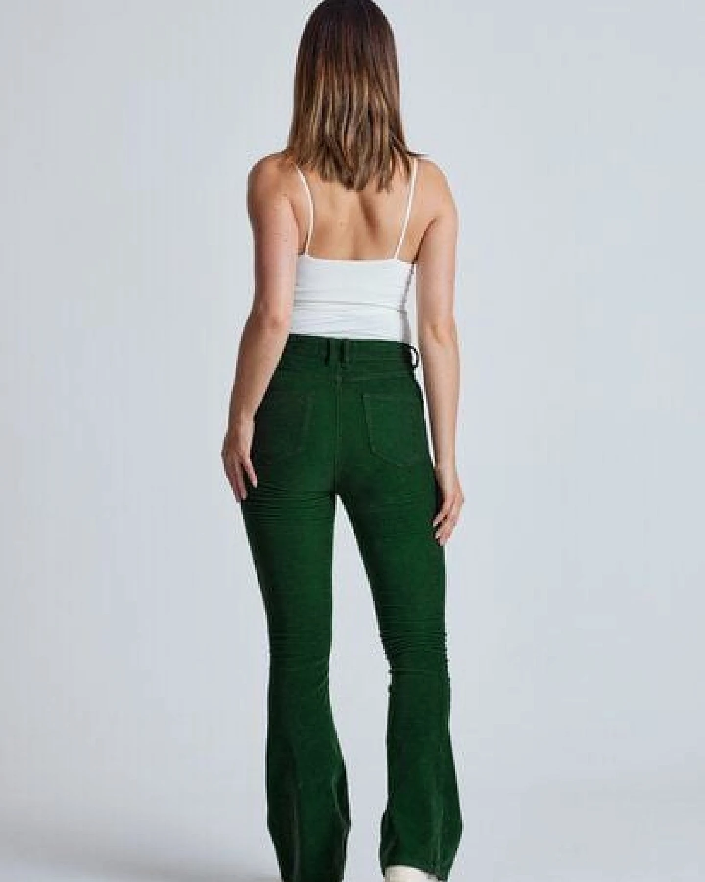 Flax and Loom Cord Schlaghose Skinny Fit Modell: Mavis – Ansicht 3