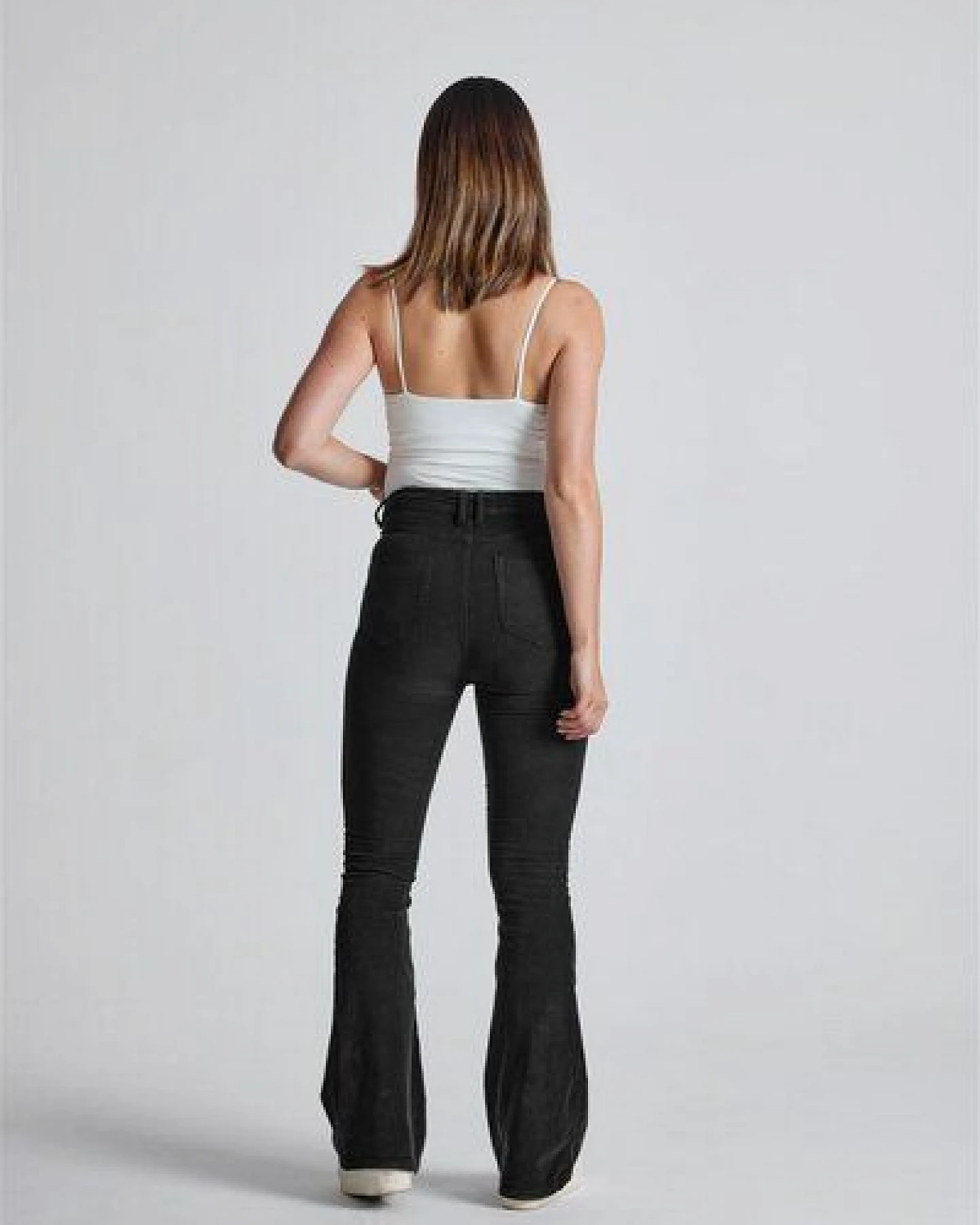 Flax and Loom Cord Schlaghose Skinny Fit Modell: Mavis – Ansicht 3