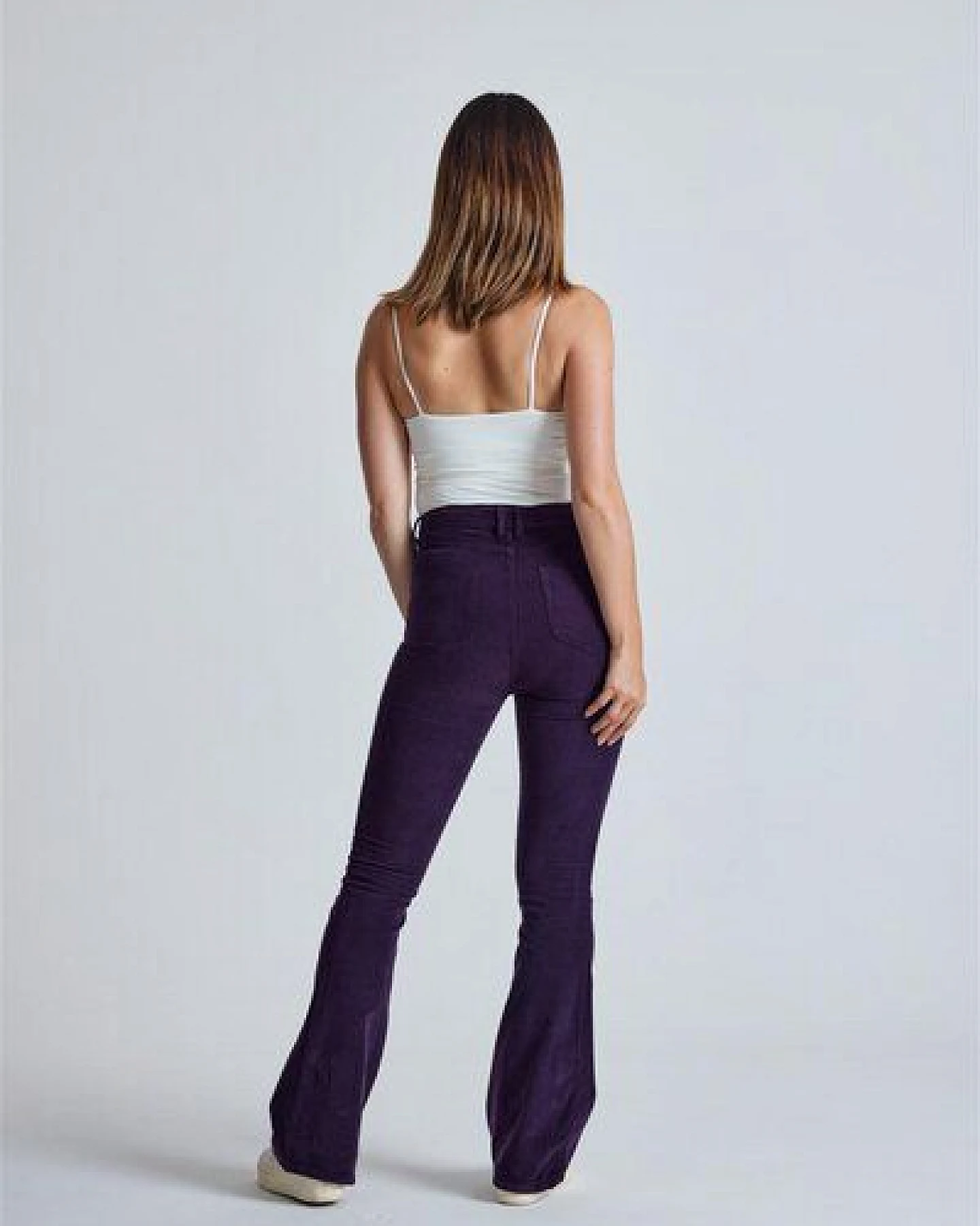 Flax and Loom Cord Schlaghose Skinny Fit Modell: Mavis – Ansicht 3