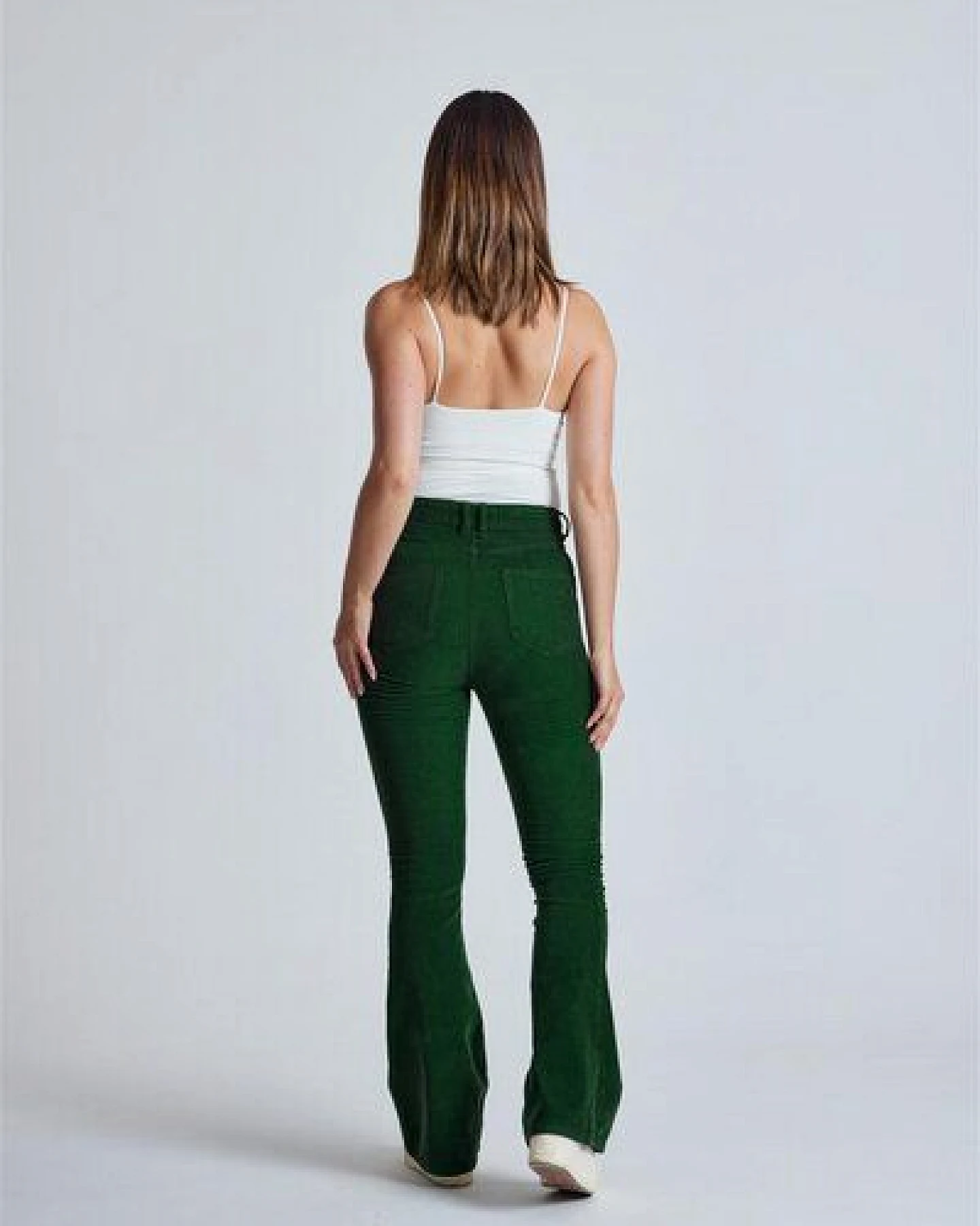 Flax and Loom Cord Schlaghose Skinny Fit Modell: Mavis – Ansicht 3