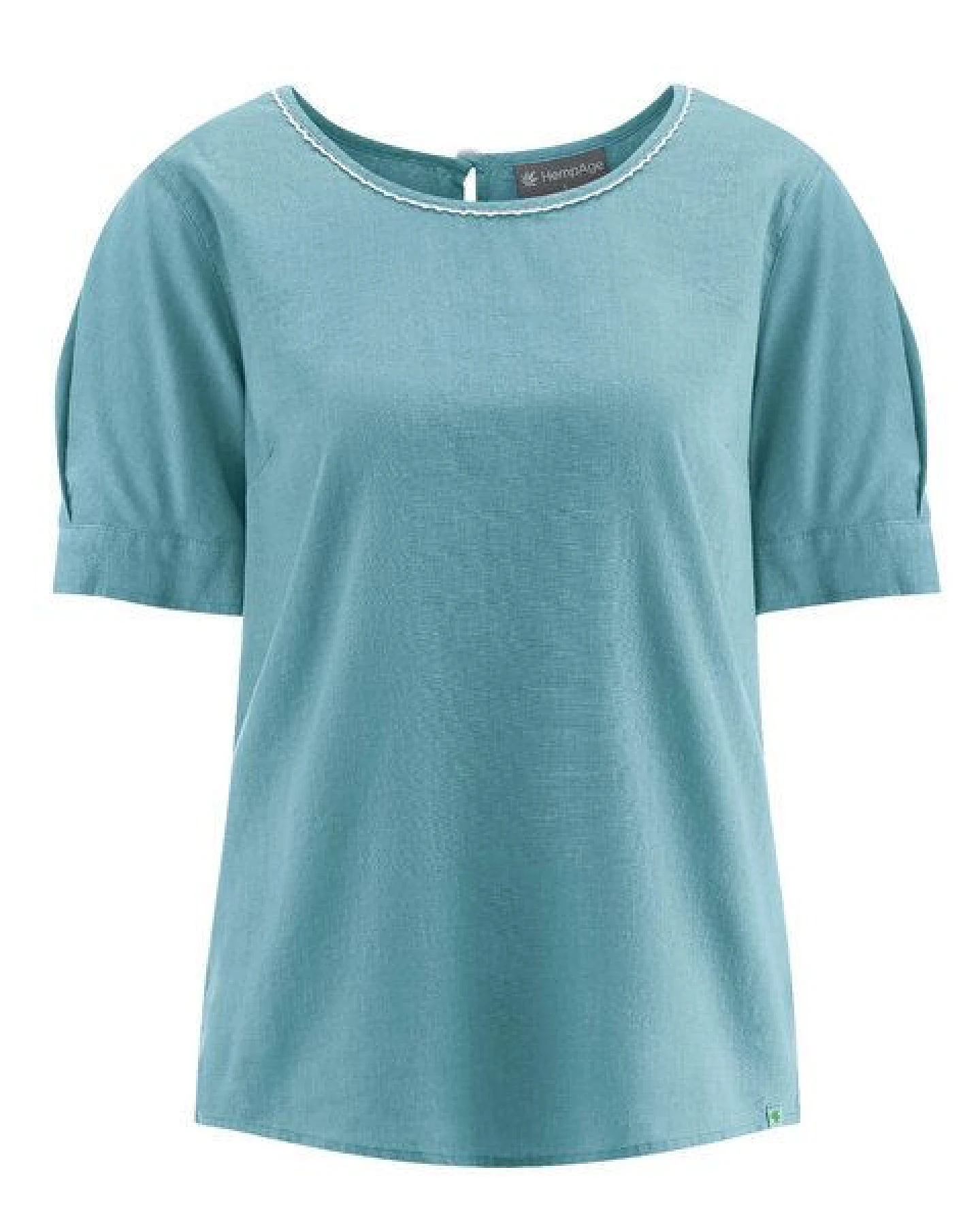 HempAge Feminine Halbarmbluse Hanf/Biobaumwolle – Ansicht 2