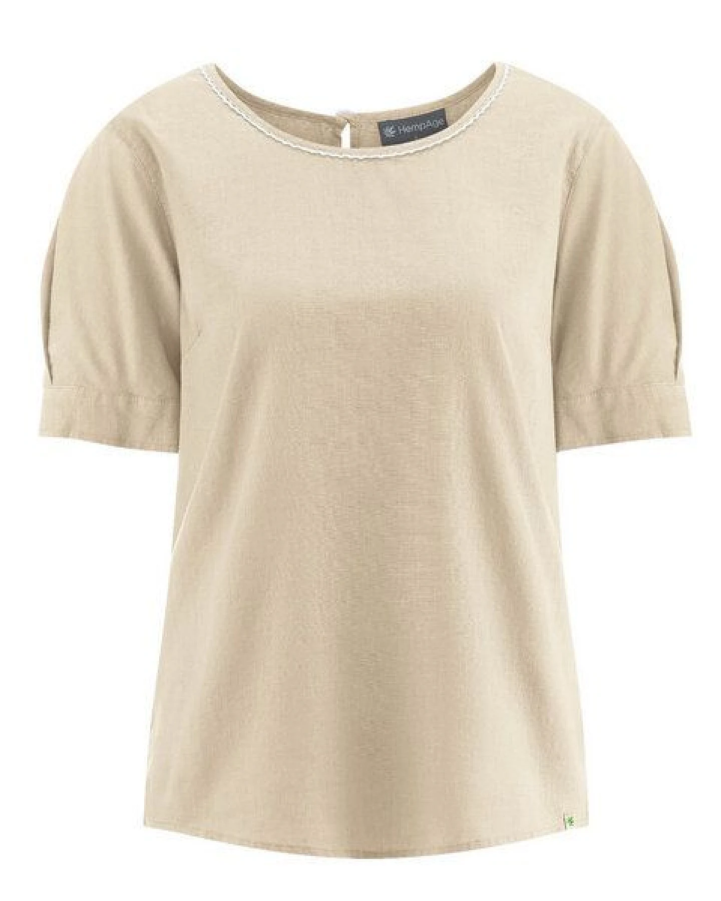 HempAge Feminine Halbarmbluse Hanf/Biobaumwolle – Ansicht 2