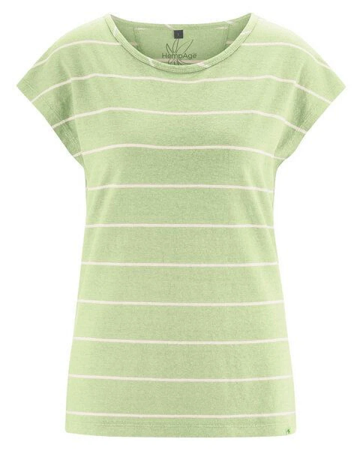 HempAge Damen Streifenshirt Hanf/Biobaumwolle