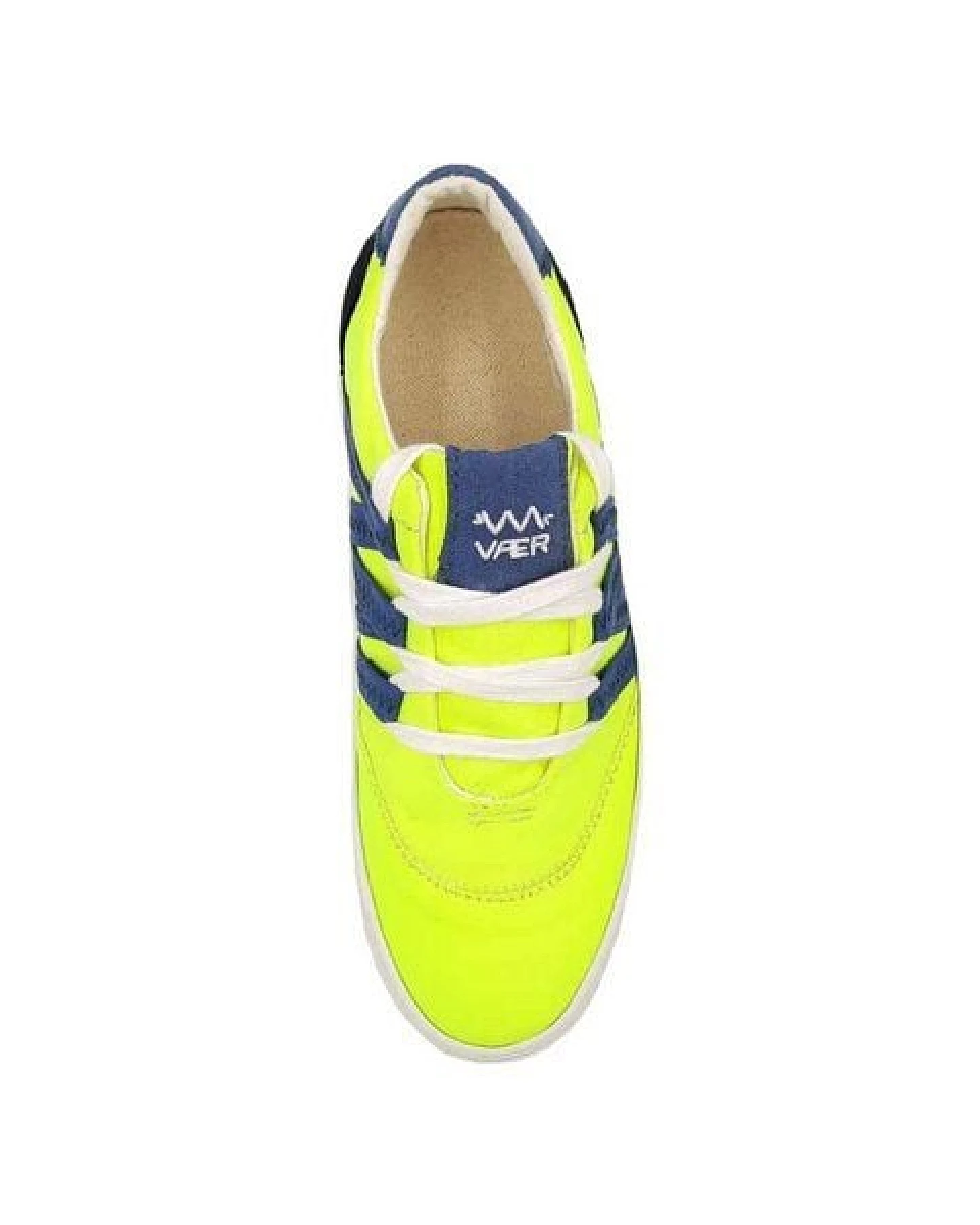 VAER LIMITIERT / Nachhaltiger Sneaker: Recycled / Upcycled / Zirkulär / Vegan - Yellow Phoenix – Ansicht 2