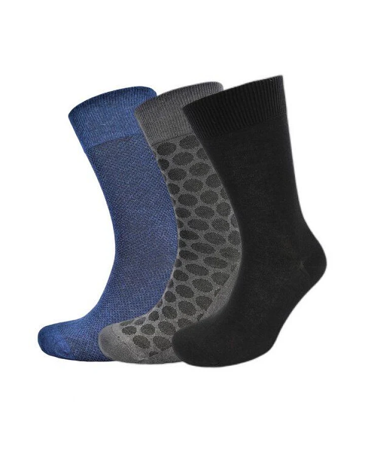 BLS Organic 3er Pack GOTS zertifiziert 98 % Bio-Baumwolle Herrensocken