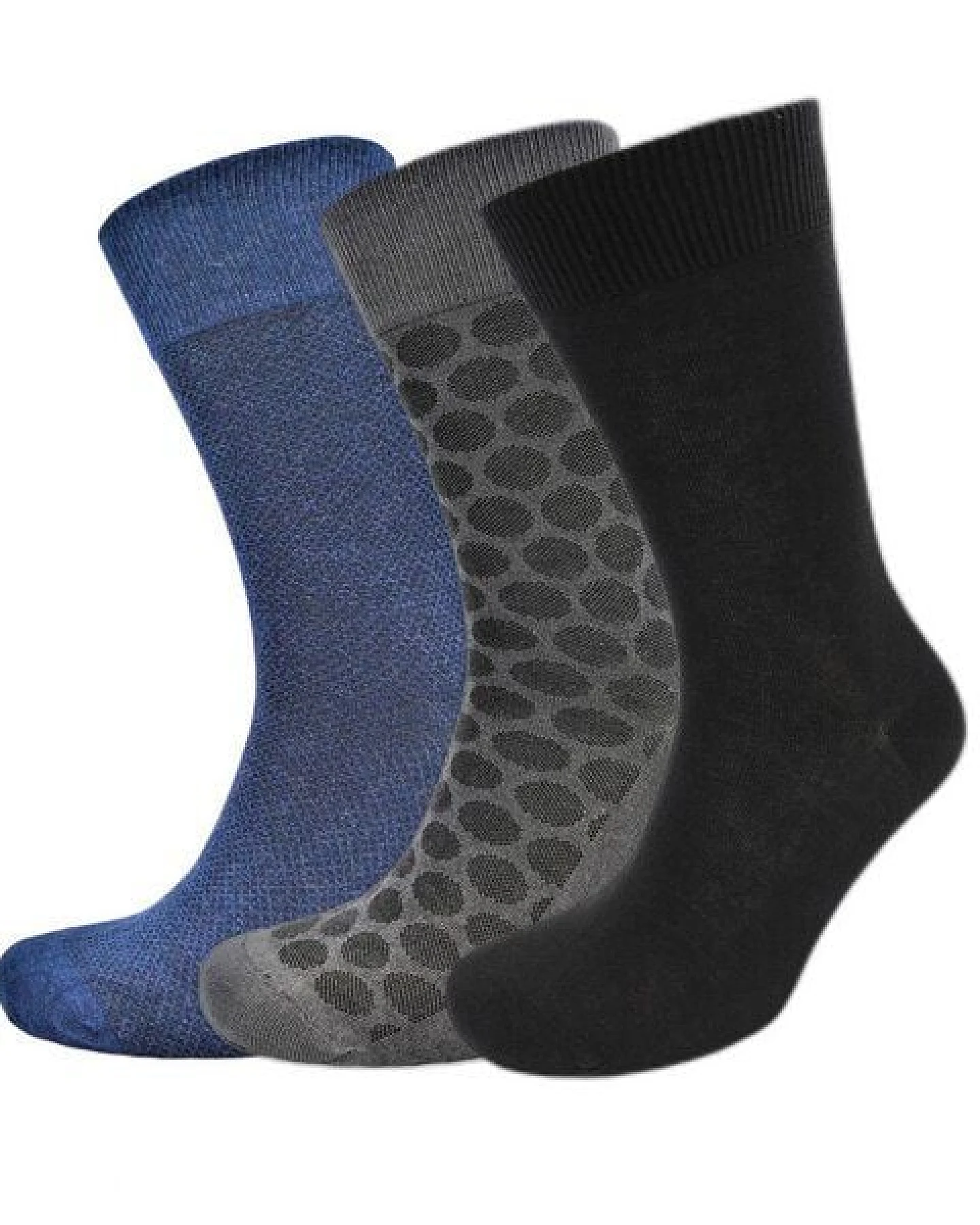 BLS Organic 3er Pack GOTS zertifiziert 98 % Bio-Baumwolle Herrensocken – Ansicht 2