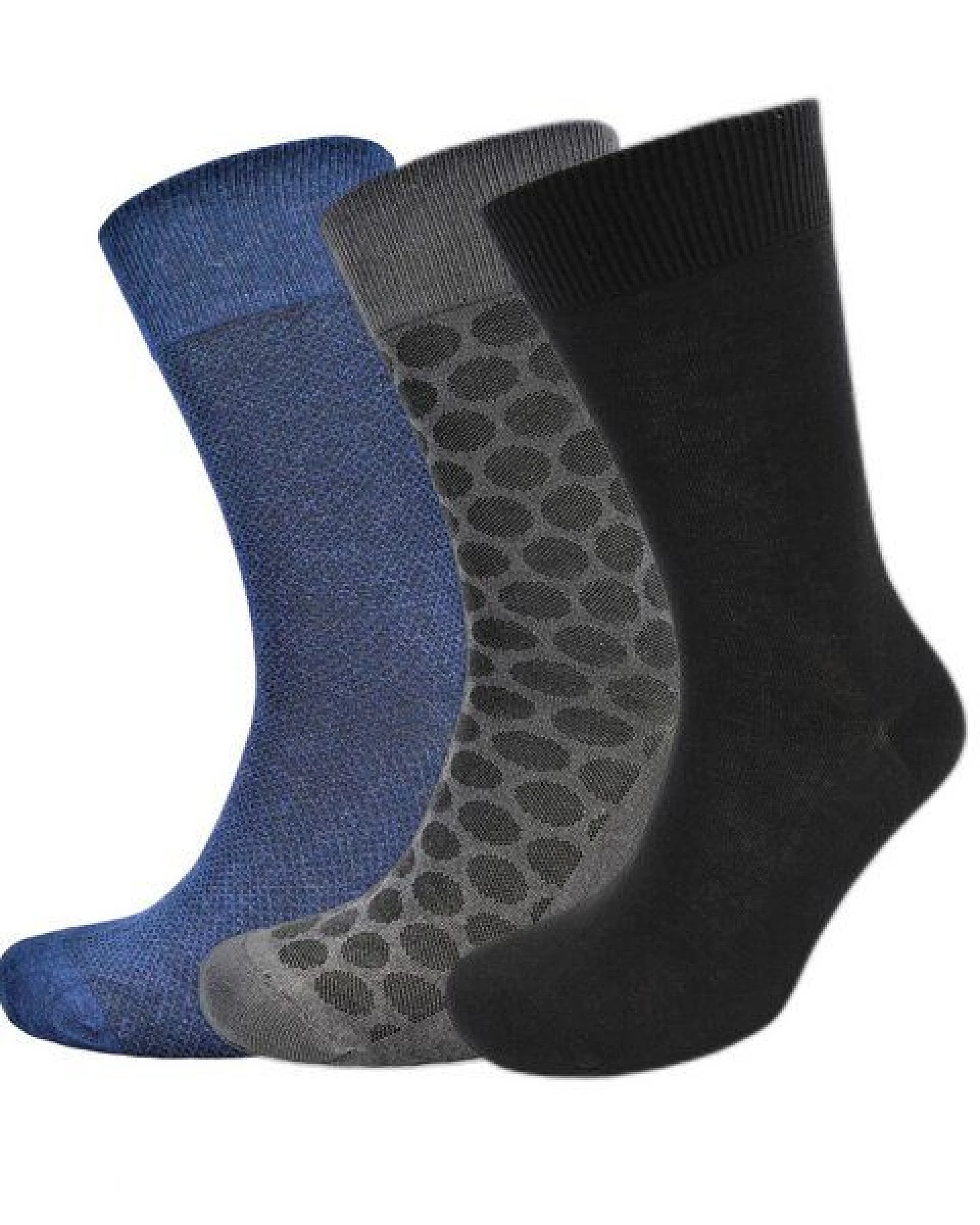 BLS Organic 3er Pack GOTS zertifiziert 98 % Bio-Baumwolle Herrensocken – Ansicht 2