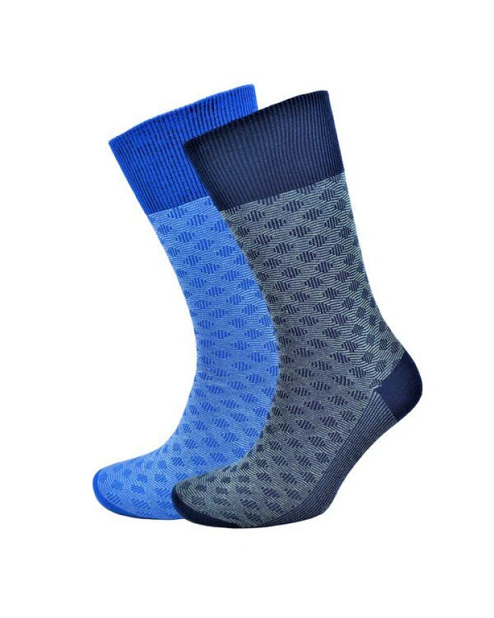 BLS Organic 2er Pack GOTS zertifiziert 98 % Bio-Baumwolle Herrensocken