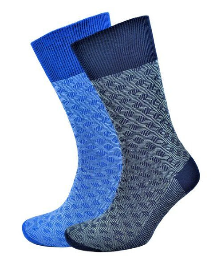 BLS Organic 2er Pack GOTS zertifiziert 98 % Bio-Baumwolle Herrensocken