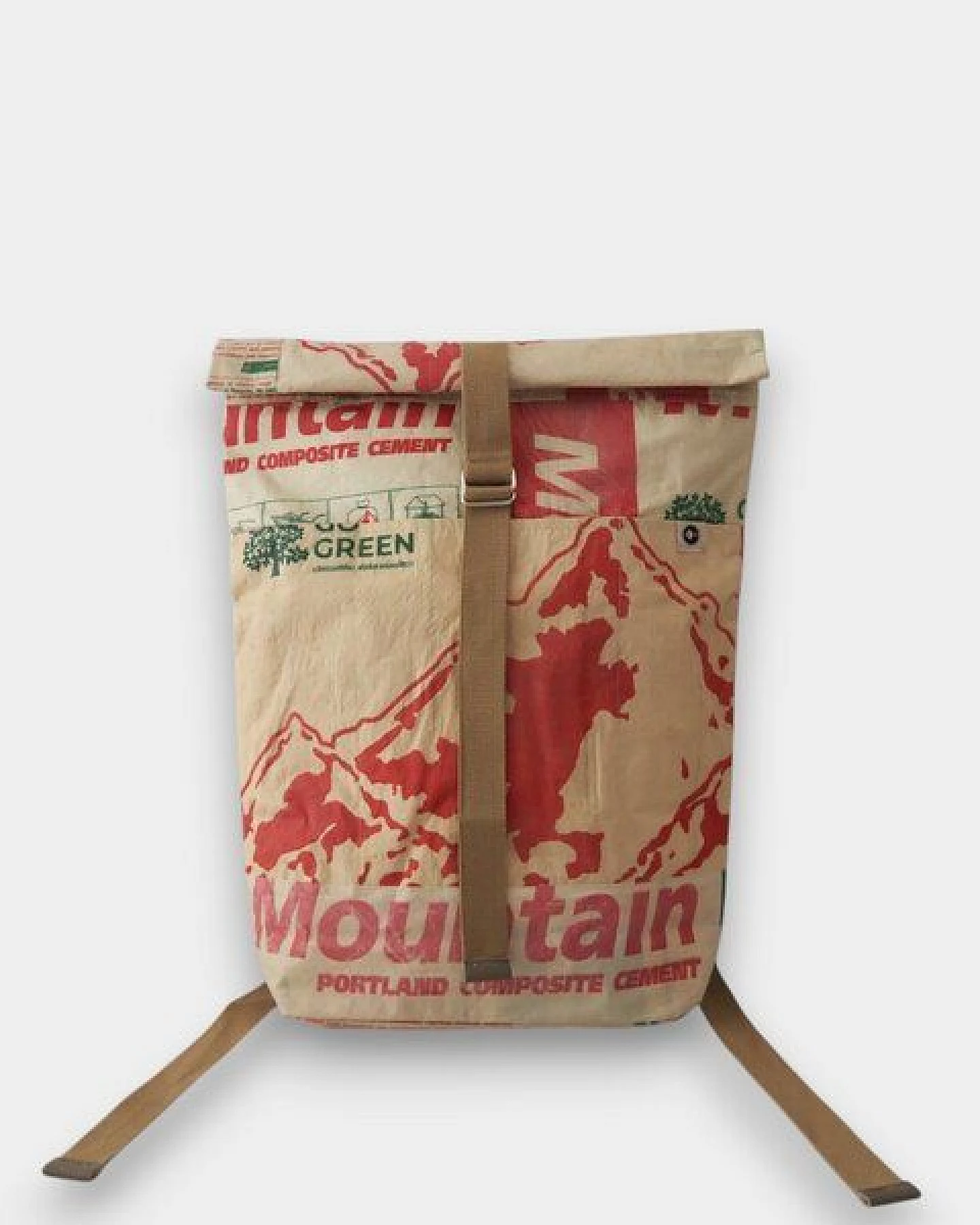 REFISHED fair fashion Rucksack 'BACKPACK' - upcycelte Zementsäcke – Ansicht 3