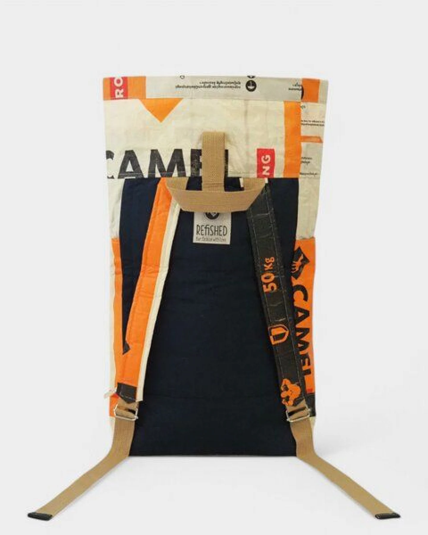 REFISHED fair fashion Rucksack 'BACKPACK' - upcycelte Zementsäcke – Ansicht 3