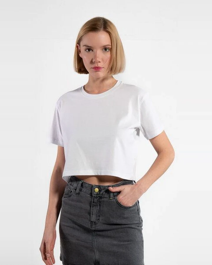 GORG Damen Cropped-T-Shirt aus Bio-Baumwolle