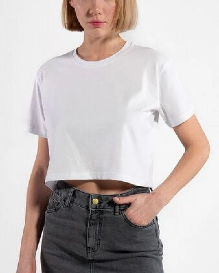 GORG Damen Cropped-T-Shirt aus Bio-Baumwolle