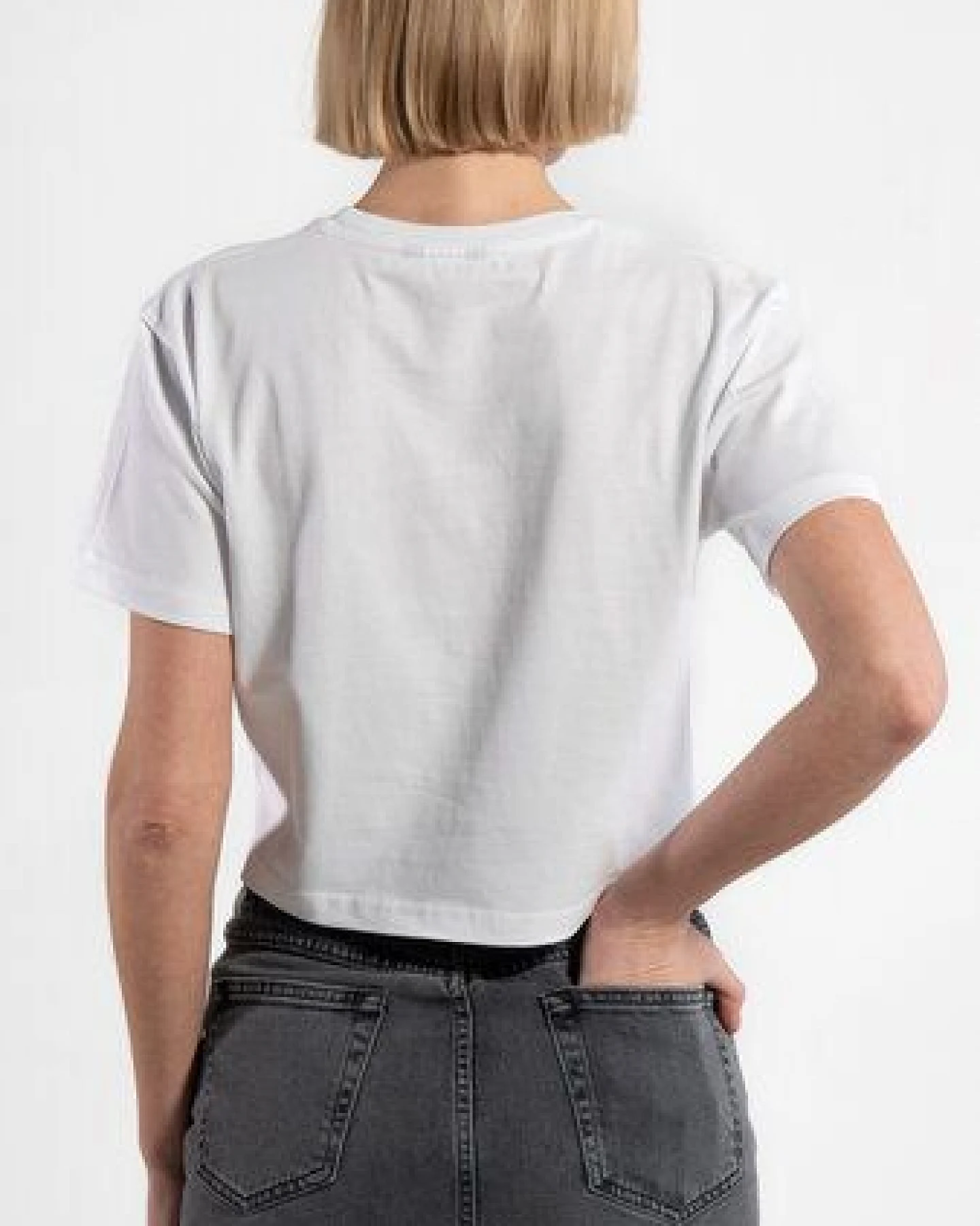 GORG Damen Cropped-T-Shirt aus Bio-Baumwolle – Ansicht 3