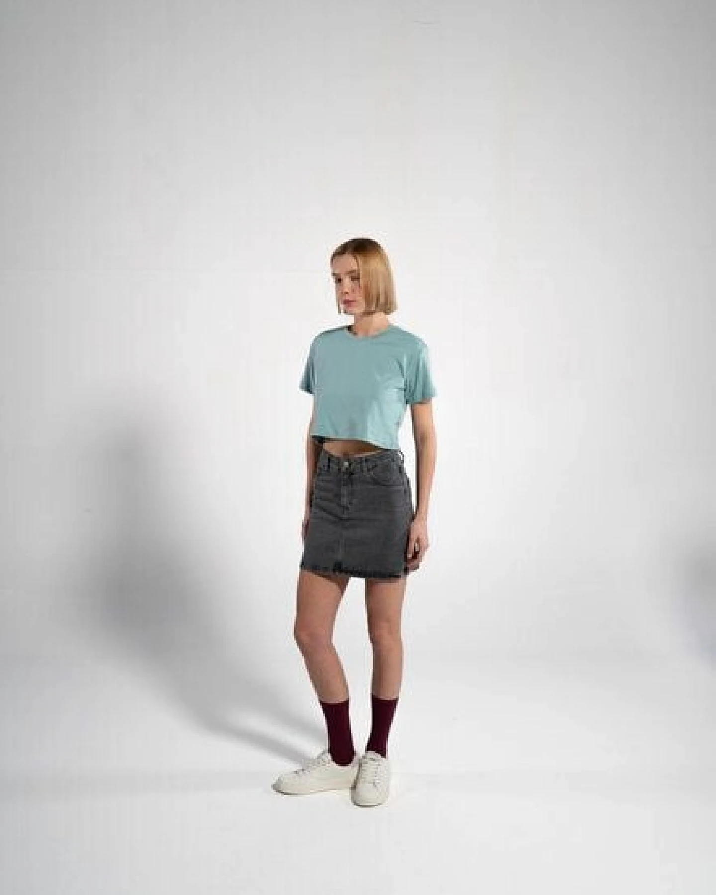 GORG Damen Cropped-T-Shirt aus Bio-Baumwolle – Ansicht 4