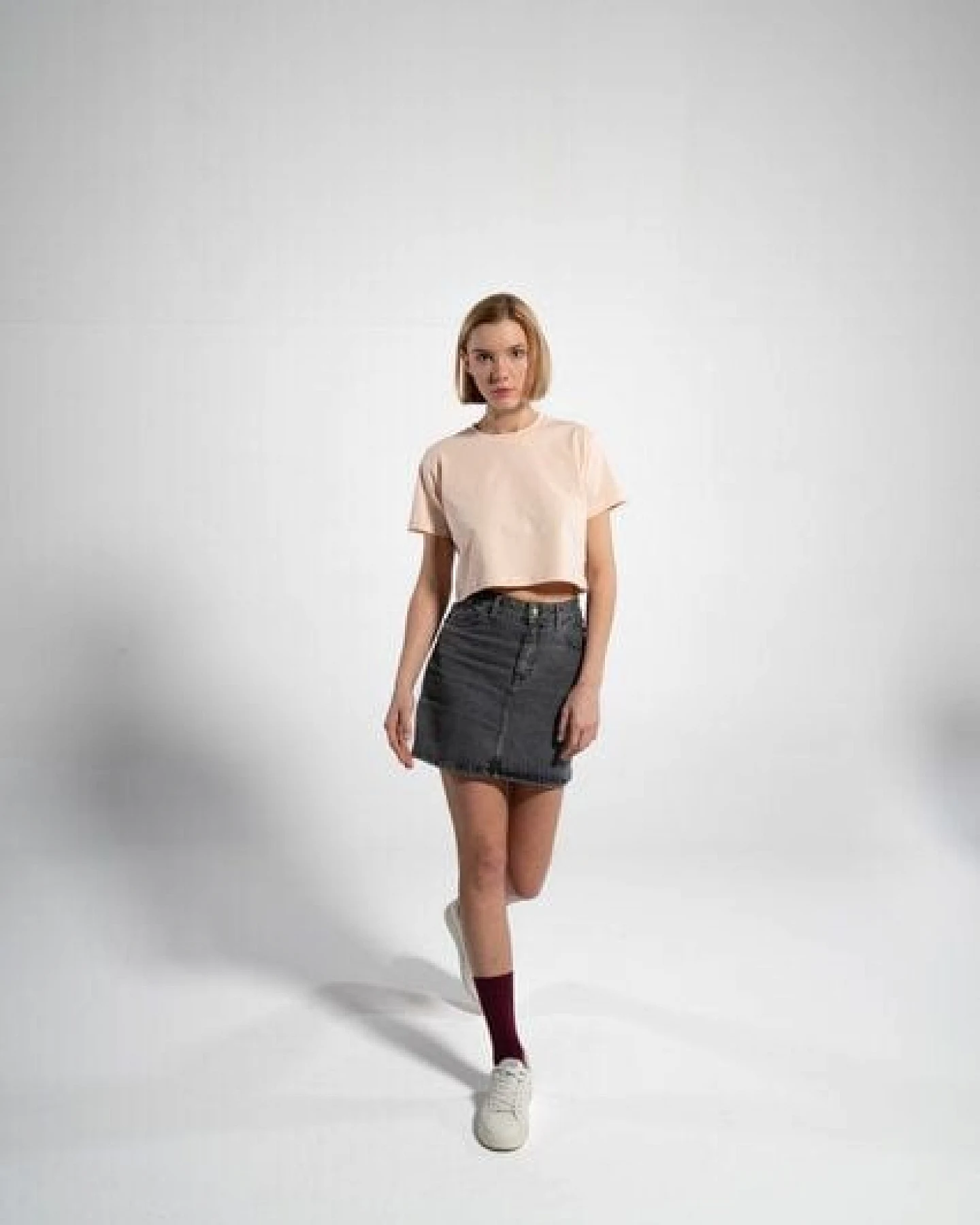 GORG Damen Cropped-T-Shirt aus Bio-Baumwolle – Ansicht 4