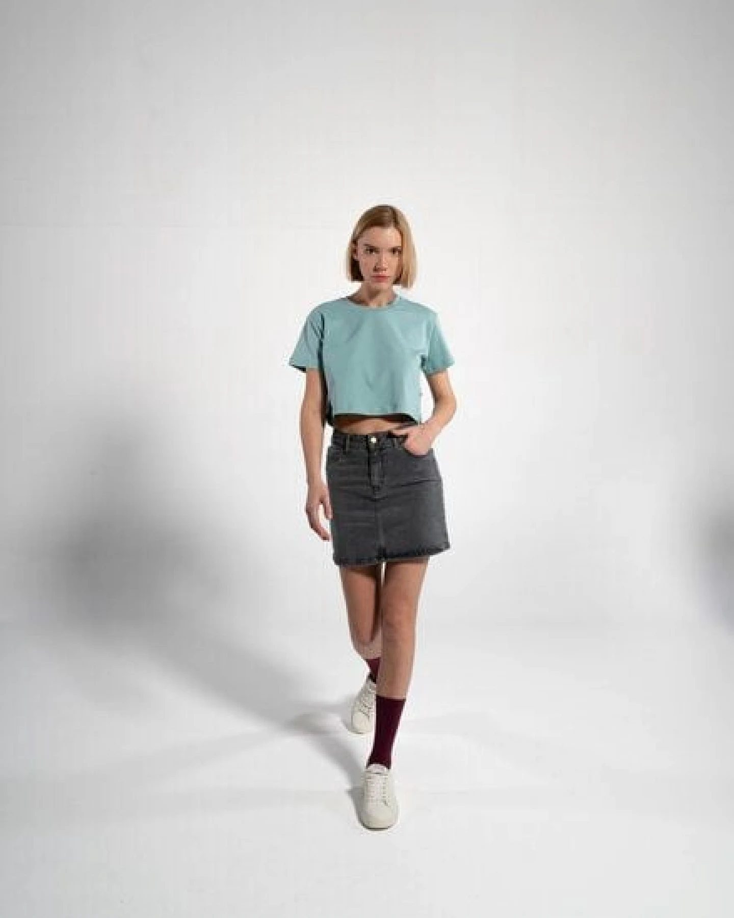 GORG Damen Cropped-T-Shirt aus Bio-Baumwolle – Ansicht 4