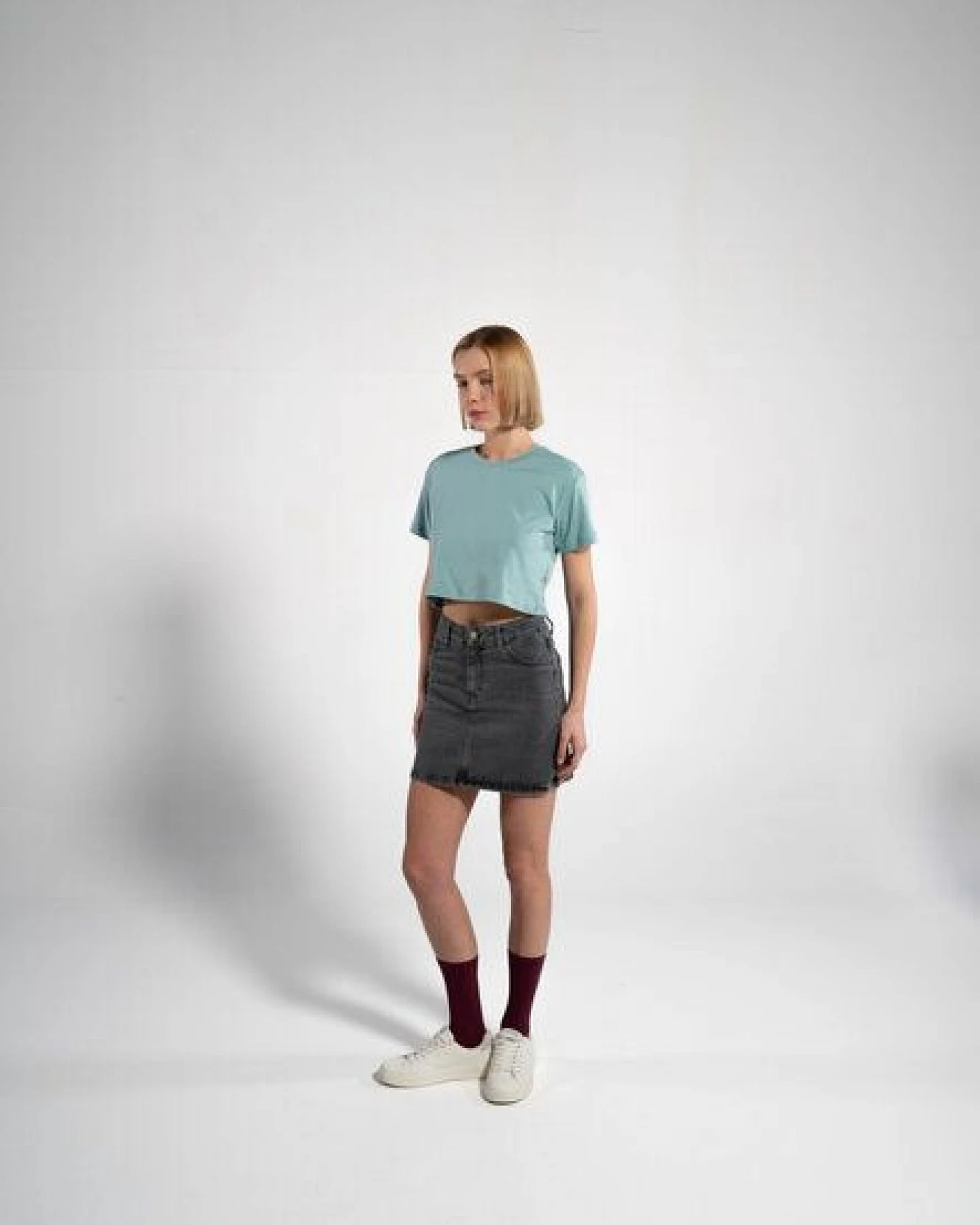 GORG Damen Cropped-T-Shirt aus Bio-Baumwolle – Ansicht 3